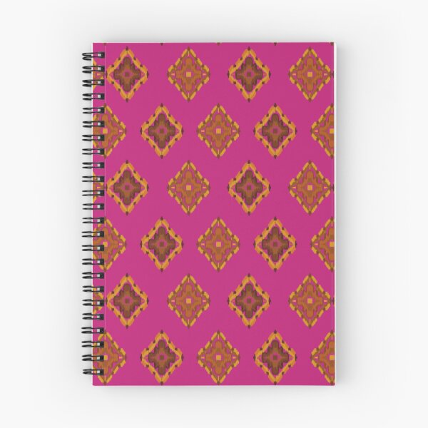Item preview, Hot pink ikat pattern designed and sold by Halonapping.