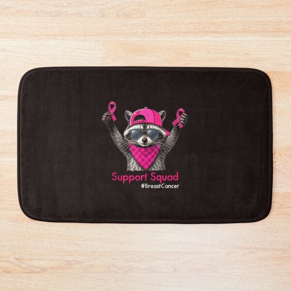 Item preview, Support Squad Breast Cancer Awareness Raccoon Pink Ribbon Pink October designed and sold by mari-kayden.