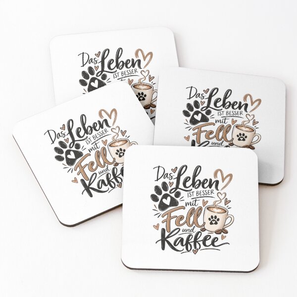 Item preview, Life is better with fur and coffee – dog love designed and sold by Ela93.