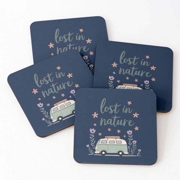 Item preview, Retro Camper Van "Lost in Nature" – Boho Floral Adventure designed and sold by Chroma Dreams .