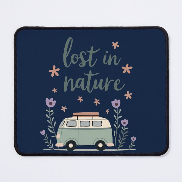 Item preview, Retro Camper Van "Lost in Nature" – Boho Floral Adventure designed and sold by Chroma Dreams .