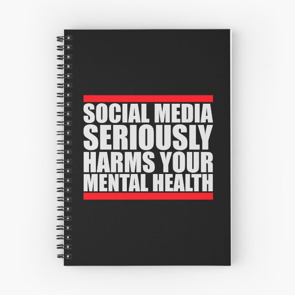 Item preview, Social Media Seriously Harms Your Mental Health designed and sold by shirt-o-mat.