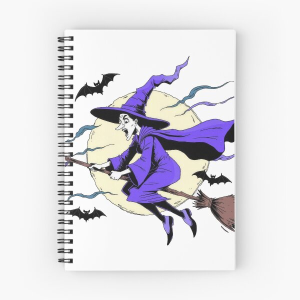 Item preview, Witch on a broomstick designed and sold by nomadjoiner.