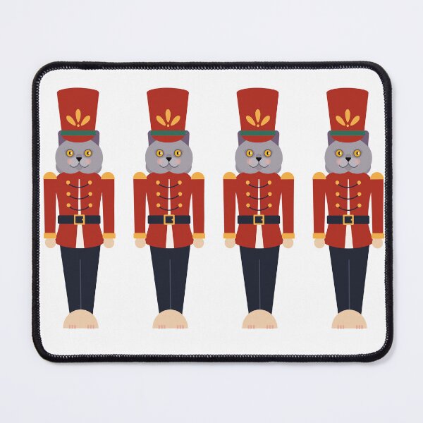 Item preview, Christmas Nutcracker British short hair Cat pattern designed and sold by Qualali Studio.