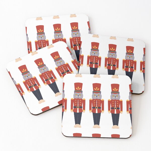 Item preview, Christmas Nutcracker British short hair Cat pattern designed and sold by Qualali Studio.