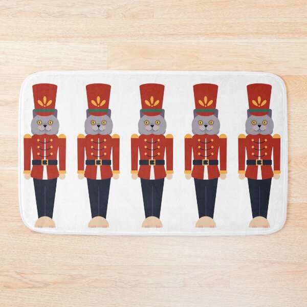 Item preview, Christmas Nutcracker British short hair Cat pattern designed and sold by Qualali Studio.
