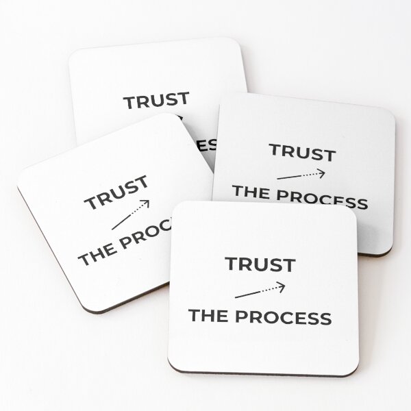 Item preview, Trust the Process Minimalist Typography designed and sold by M-store 2026.