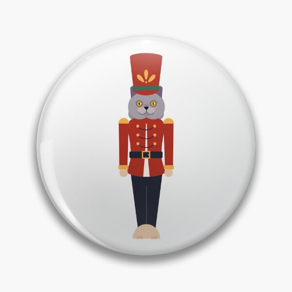 Item preview, Christmas Nutcracker British short hair Cat designed and sold by Qualali Studio.