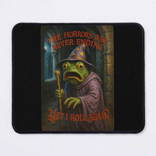 Item preview, The horrors never end, yet I roll again designed and sold by abby-thorns.