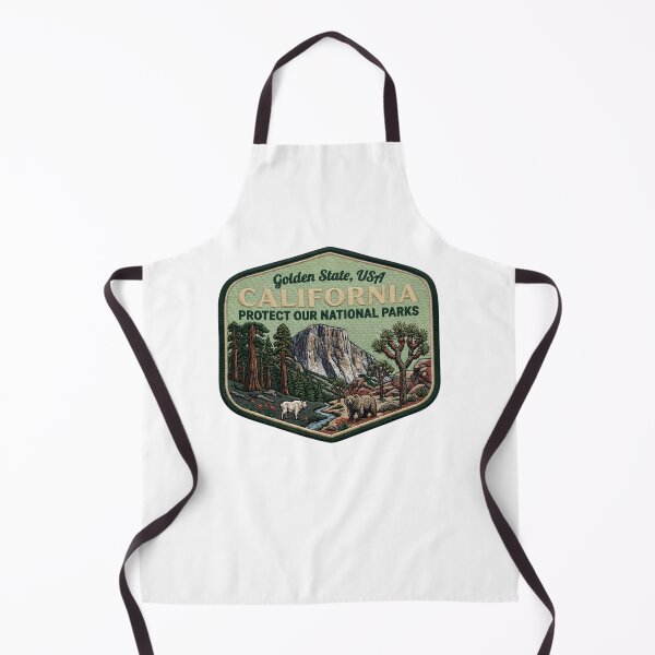 Item preview, Vintage Embroidered California Protect Our National Parks Patch designed and sold by LittleArij.