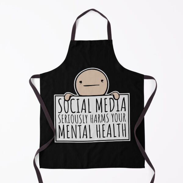 Item preview, Social Media Seriously Harms Your Mental Health designed and sold by shirt-o-mat.
