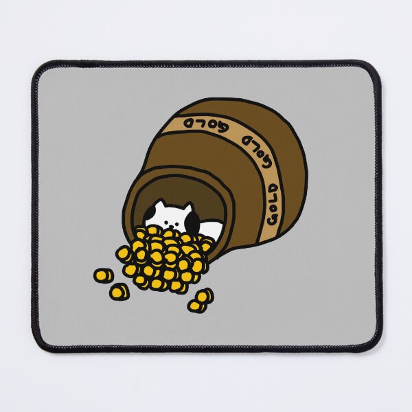 Item preview, a Cat in the gold barrel designed and sold by superbaechoo.