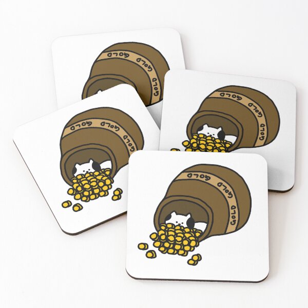 Item preview, a Cat in the gold barrel designed and sold by superbaechoo.