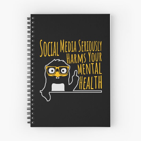 Item preview, Social Media Seriously Harms Your Mental Health designed and sold by shirt-o-mat.