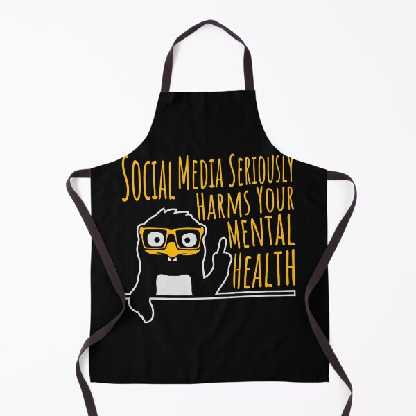 Item preview, Social Media Seriously Harms Your Mental Health designed and sold by shirt-o-mat.