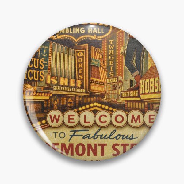 Item preview, Vintage Fremont Street Neon Casino Collage designed and sold by OrbitLabs.