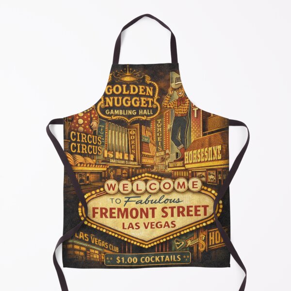 Item preview, Vintage Fremont Street Neon Casino Collage designed and sold by OrbitLabs.