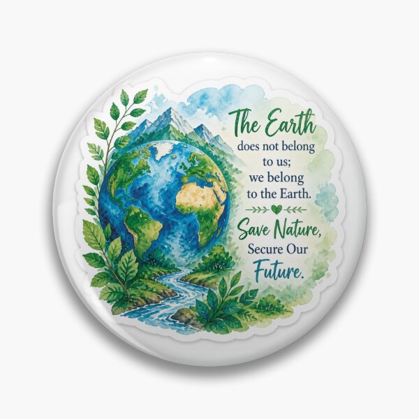 Item preview, Inspirational quote - save Mother Earth designed and sold by Uttia's Art with Heart.