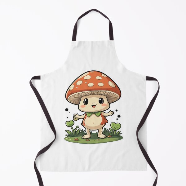 Item preview, Cottagecore Mushroom Character Dynamic Action Pose – Mushroom lover gift designed and sold by michallechowicz.