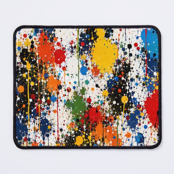 Item preview, Prismatic Splash Action Abstract Art designed and sold by THE SPLATTERED HAUS BY SAGE BANKS.