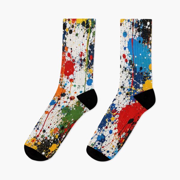 Item preview, Prismatic Splash Action Abstract Art designed and sold by THE SPLATTERED HAUS BY SAGE BANKS.
