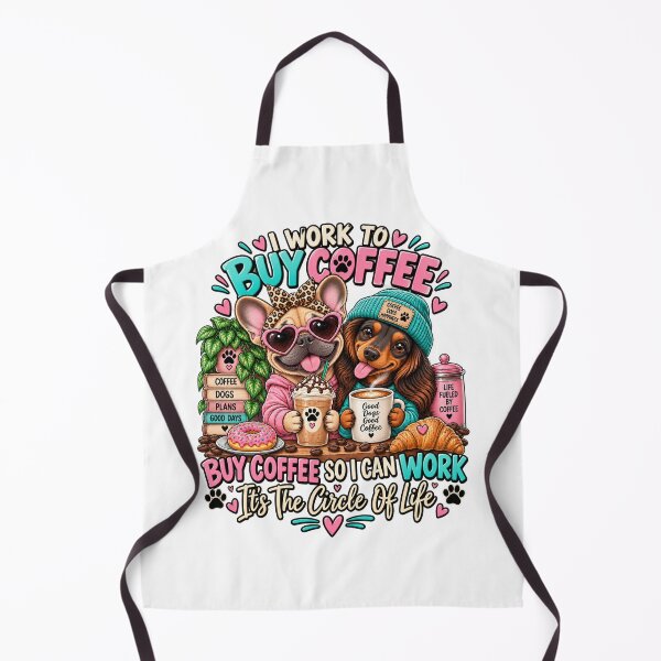Item preview, I work to buy Coffee designed and sold by doddle&bloom.