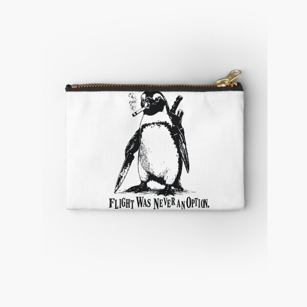 Item preview, Cute Flight was Never an Option Penguin Smoking Funny Bird Meme designed and sold by BornBorn.