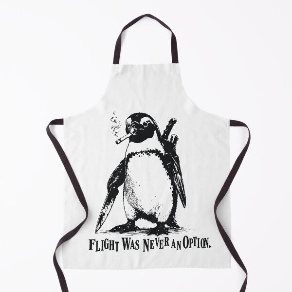 Item preview, Cute Flight was Never an Option Penguin Smoking Funny Bird Meme designed and sold by BornBorn.