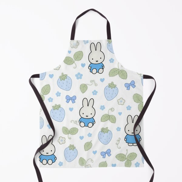 Item preview, Cute Bunny Blue Strawberry Seamless Pattern designed and sold by Cozy Moss Studio.