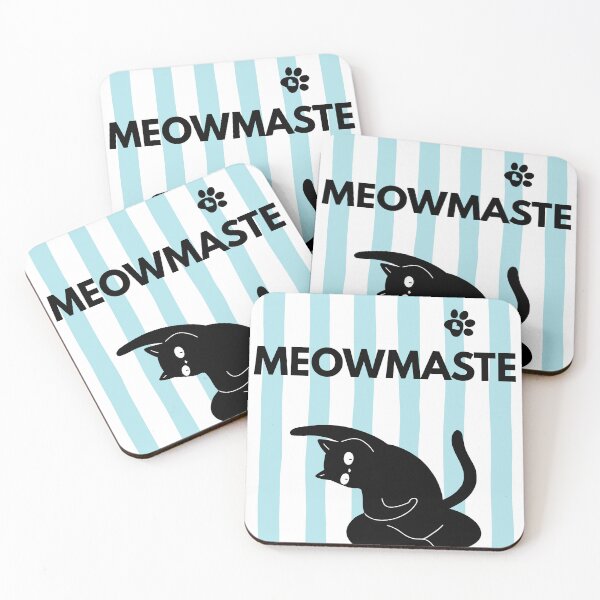 Item preview, Meowmaste – Funny Yoga Cat designed and sold by Katja LebenFreude.
