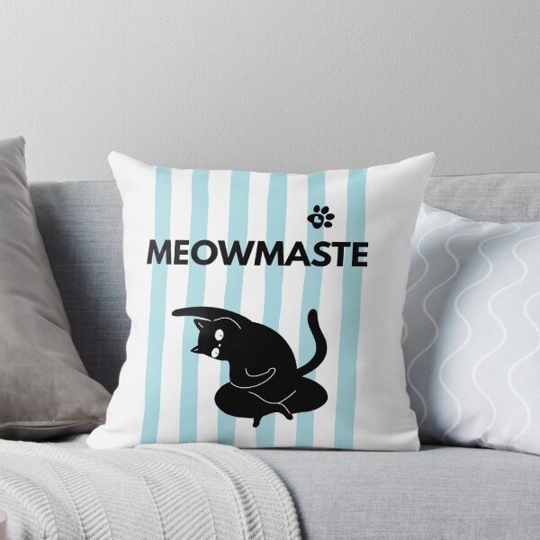 Item preview, Meowmaste – Funny Yoga Cat designed and sold by Katja LebenFreude.