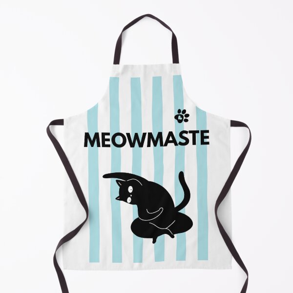 Item preview, Meowmaste – Funny Yoga Cat designed and sold by Katja LebenFreude.