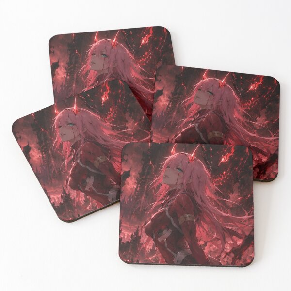 Item preview, Crimson Demon Girl Dark Fantasy Anime Aesthetic designed and sold by Dyan4.