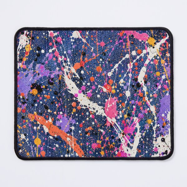 Item preview, Cosmic Orchid Splatter Action Abstract Art designed and sold by THE SPLATTERED HAUS BY SAGE BANKS.