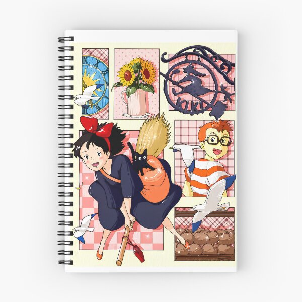 Item preview,  Cute kawaii art girl [[kiki's]] go -%[ghiblis]%- flying with boy aways  designed and sold by Amorrieart.