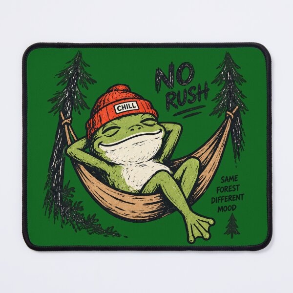 Item preview, No Rush Chill Frog Hammock designed and sold by Houldi.