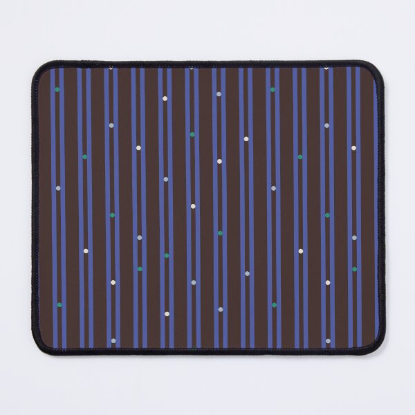 Item preview, Contemporary Heritage Dotted Stripe - brown navy teal & ivory designed and sold by pakanta.