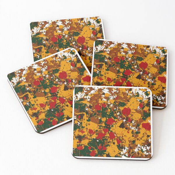 Item preview, Autumn Harvest Impasto Mixed Media Art designed and sold by THE SPLATTERED HAUS BY SAGE BANKS.