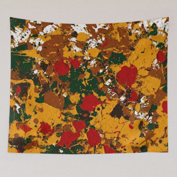 Item preview, Autumn Harvest Impasto Mixed Media Art designed and sold by THE SPLATTERED HAUS BY SAGE BANKS.