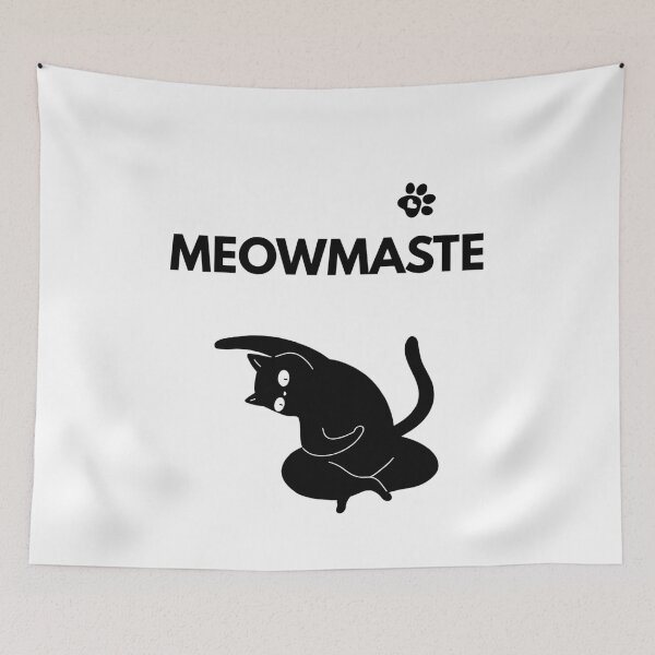 Item preview, Namaste zen cat – Funny Yoga Cat designed and sold by Katja LebenFreude.