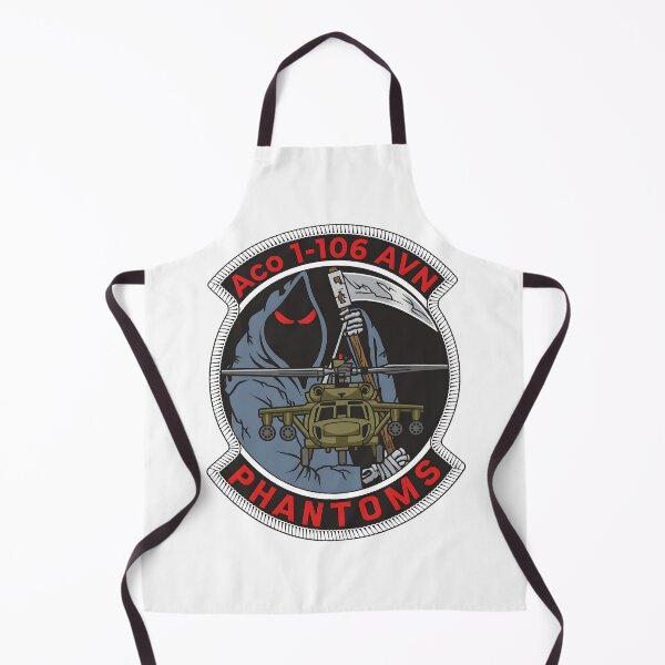 Item preview, A Co 1-106 AVN Phantoms Grim Reaper Black Hawk Emblem designed and sold by CharlieDesings.