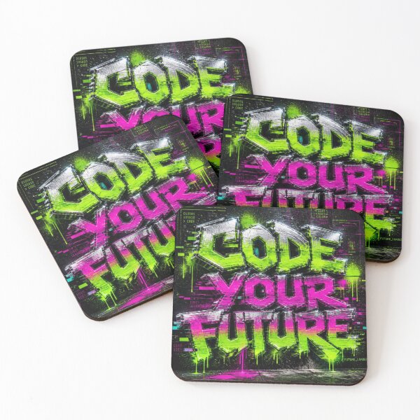 Item preview, Code Your Future Cyber Graffiti designed and sold by Lespribos .