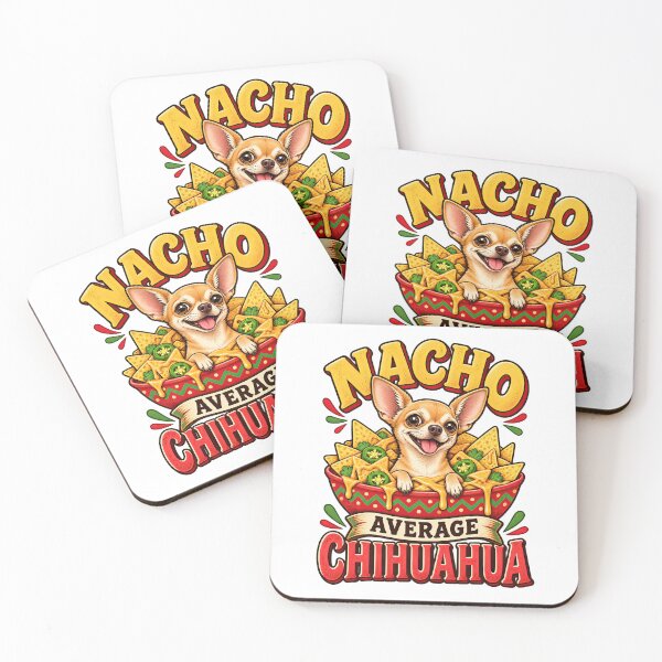Item preview, Nacho Average Chihuahua – Funny Dog Pun designed and sold by AI-lineDesign.