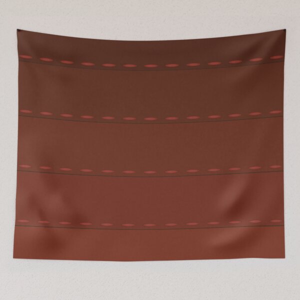 Item preview, A pattern with a gradient of red color from stripes and thread stitches designed and sold by Cherevan.