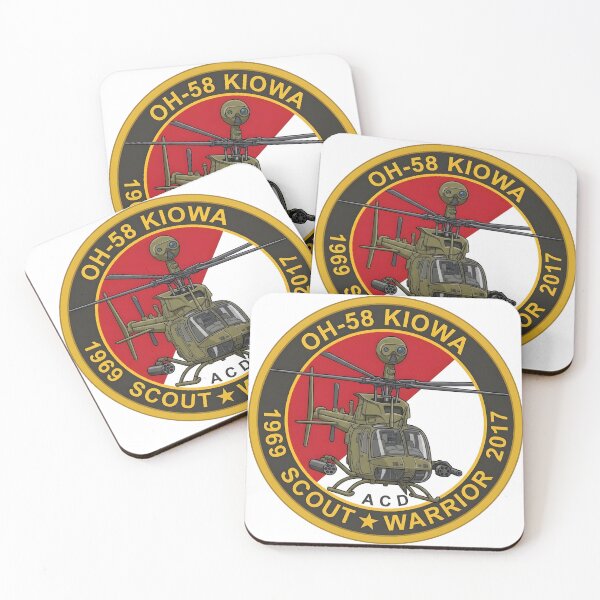 Item preview, OH-58 Kiowa Scout Warrior Retirement Commemorative Emblem designed and sold by CharlieDesings.