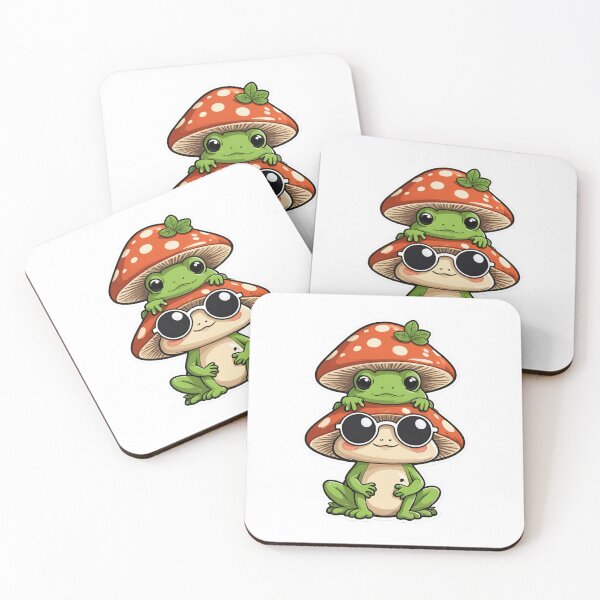 Item preview, Cottagecore Mushroom Character Cool Sunglasses Look – Mushroom lover gift designed and sold by michallechowicz.
