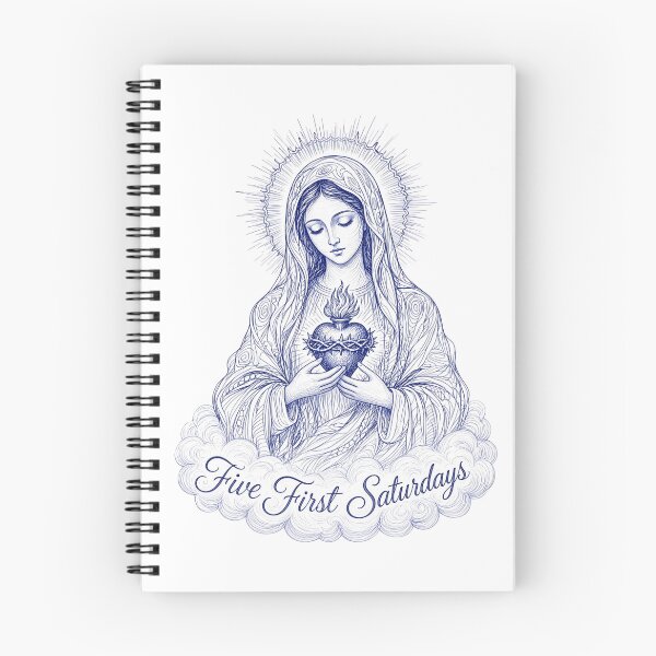 Item preview, Virgin Mary Doodle - Catholic Mama - praying with Mary Five First Saturdays designed and sold by smooshfaceutd.