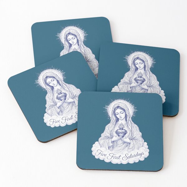 Item preview, Virgin Mary Doodle - Catholic Mama - praying with Mary Five First Saturdays designed and sold by smooshfaceutd.