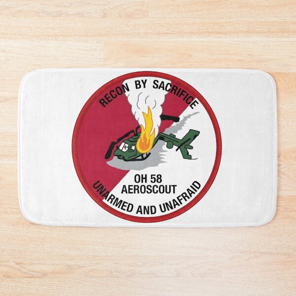Item preview, Recon By Sacrifice OH-58 Aeroscout Unarmed and Unafraid Emblem designed and sold by CharlieDesings.