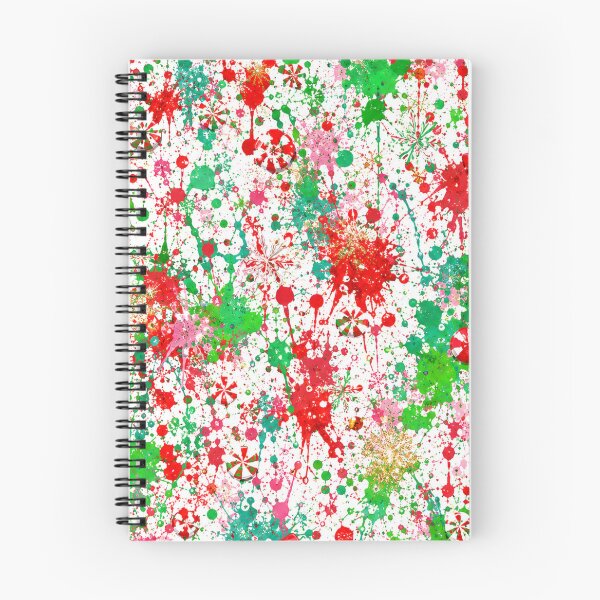 Item preview, Holiday Cheer Splatter Mixed Media Art designed and sold by THE SPLATTERED HAUS BY SAGE BANKS.